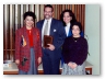 Mario Gonz&aacute;lez, Library Director, celebrates receiving REFORMA Northeast Chapter's Pura Belpr&eacute; Award, with, among others, past American Library Association President Dr. Camila Alire, and Lillian Velazquez of the United Nations' Dag Hammarskj&ouml;ld Library.